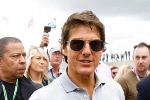 Tom Cruise, Gordon Ramsay and host of stars flock to British Grand Prix as Lewis Hamilton battles..