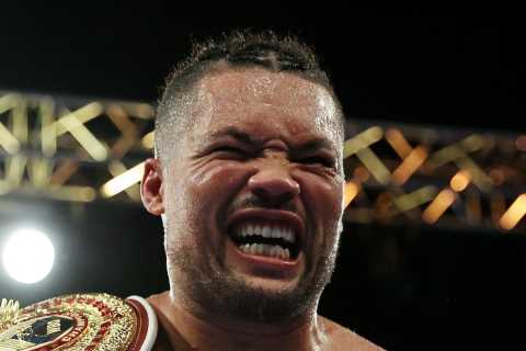 Joe Joyce calls out winner of Joshua vs Usyk as Brit juggernaut batters Christian Hammer to close..