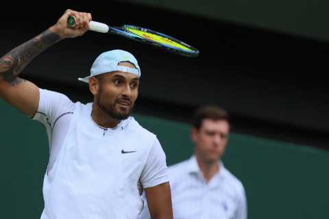 Wimbledon tennis star Nick Kyrgios, 27, charged with assaulting ex-girlfriend Chiara Passari
