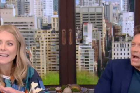 Ryan Seacrest and Kelly Ripa’s fans catch embarrassing mistake on Live as co-hosts welcome iconic..