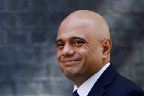 Why did Sajid Javid resign as Health Secretary?