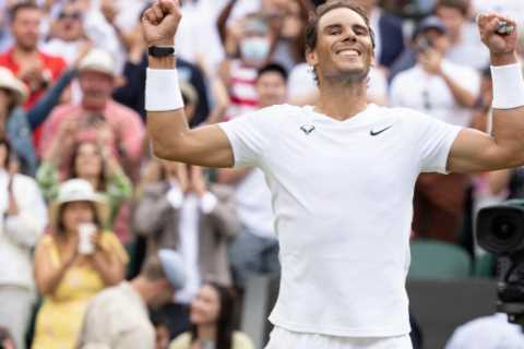 Rafael Nadal defies injury to set-up tasty Wimbledon semi-final clash with Nick Kyrgios after..