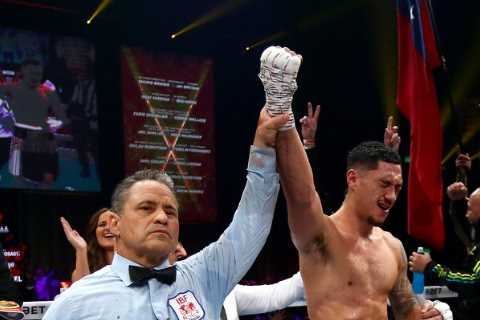 Boxer Opetaia shares terrifying X-ray of horrific broken jaw after suffering fracture in second..