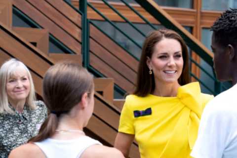 Kate Middleton, Ellie Goulding and Rebel Wilson lead the glamour as they arrive for Wimbledon..