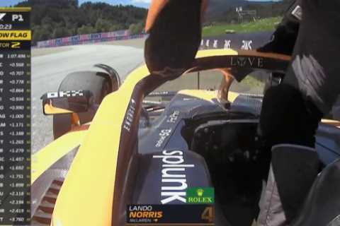 ‘I’m on fire’  – Lando Norris coolly tells McLaren he needs to stop as bum overheats in Austrian GP ..