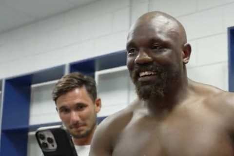 Watch Anthony Joshua ask old pal Derek Chisora to be in his corner for Saudi Arabia revenge mission ..