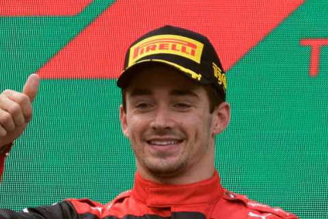 Leclerc wins dramatic Austrian GP ahead of Verstappen with Hamilton third after Sainz’s car bursts..