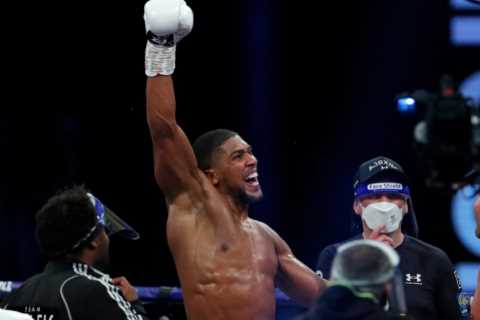 Anthony Joshua must face four opponents before he retires, including Tyson Fury, Deontay Wilder and ..