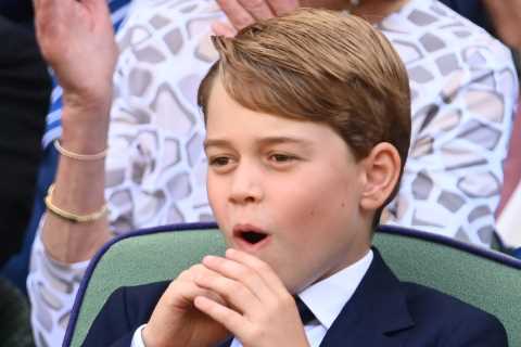 Prince George left shocked after Nick Kyrgios drops F-bomb in front of the Royal Box during..