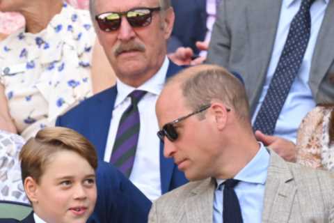 Eagle-eyed royal fans are all saying the same thing about Prince George’s quiet chat with dad..