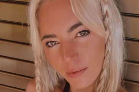 A Place In The Sun’s Dannii Menzies looks incredible as she shows off abs in skimpy bikini in Ibiza
