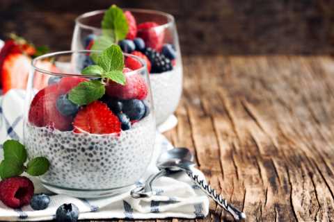 What is Kim Kardashian’s chia pudding?