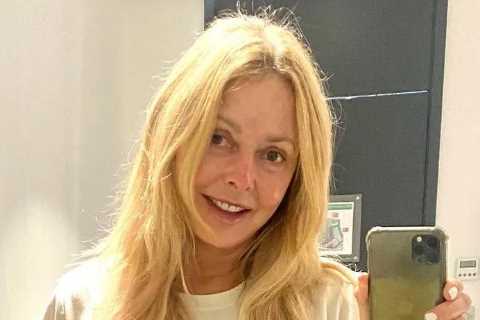 Carol Vorderman looks stunning as she goes make-up free for early start at ITV