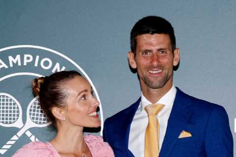 Novak Djokovic’s wife Jelena in furious Twitter spat over his ‘anti-vax’ tag with Wimbledon winner..