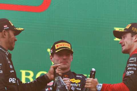 Max Verstappen begs F1 supporters to stop behaving ‘like football fans’ after rival Lewis Hamilton..
