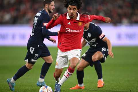 ‘Playing like Zinedine’ – Man Utd fans go wild for starlet Zidane Iqbal after outrageous roulette..