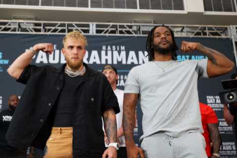 Furious Jake Paul responds to claims his next fight against ex-sparring partner Hasim Rahman Jr is..