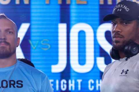 First Anthony Joshua vs Oleksandr Usyk undercard fight announced as former super-middleweight champ ..