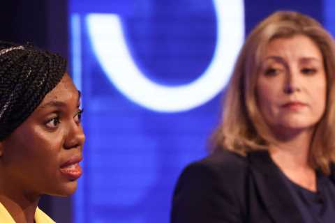 Tory leadership contestants turn on each other in dramatic telly clash &amp; savage each other on..