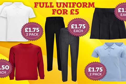 UK’s cheapest place to buy school uniform revealed – and you can get a full set for £5