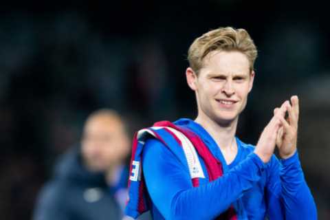 Man Utd ‘willing to wait until last DAY of transfer window to seal Frenkie de Jong deal with no..