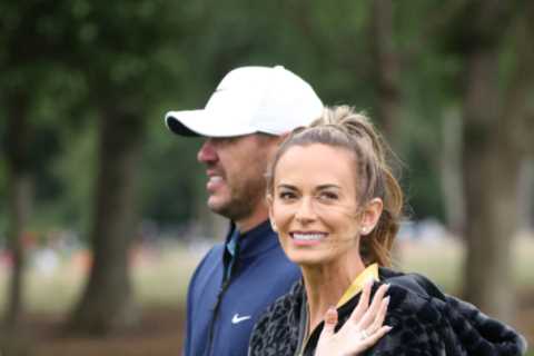 The Open star Brooks Koepka’s wife Jena Sims leaves fans in hysterics with amazing lacy lingerie..