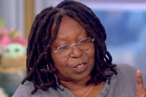 The View’s Whoopi Goldberg TRIPS over her words and repeats herself during cue card blunder on live ..