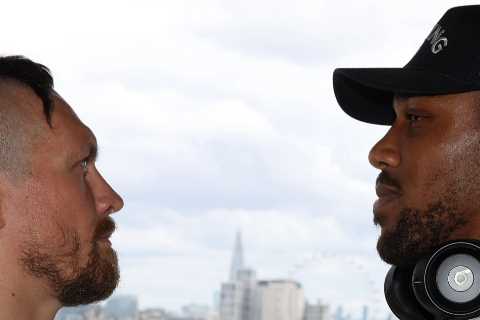 Anthony Joshua warned that Oleksandr Usyk is sending home 6ft 6in sparring partners and demands..