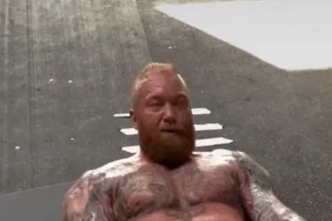 Watch Thor Bjornsson do 500 CRUNCHES in gruelling training vid as ripped star trains for next fight ..