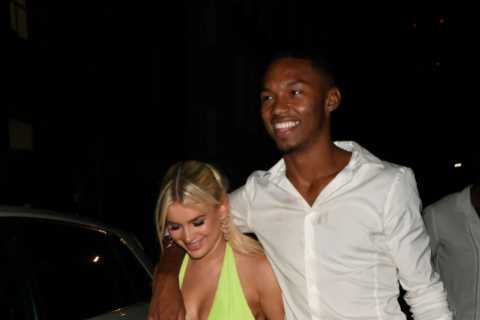 Love Island’s Liberty Poole cosies up to Towie star as they leave boozy ITV party together