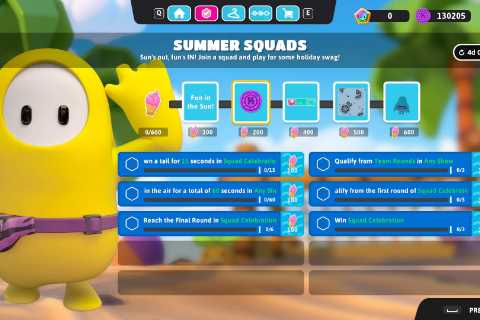 Fall Guys Summer Squads: All challenges and rewards