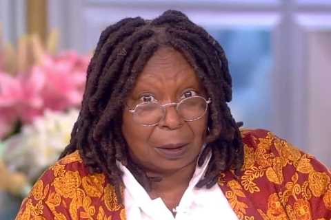 The View’s Sara Haines &amp; Whoopi Goldberg look uncomfortable as they battle it out in VERY NSFW..
