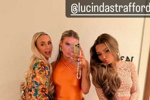 Love Island’s Millie Court, Chloe Burrows and Lucinda Strafford reunite for wild night out