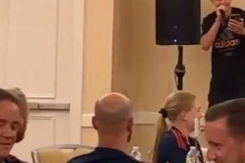Watch Zinchenko sing Arsenal initiation song as he is given Teletubbies nickname after first..