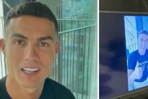 Man Utd star Cristiano Ronaldo and Lionel Messi combine to send Brazil star Hulk’s children happy..
