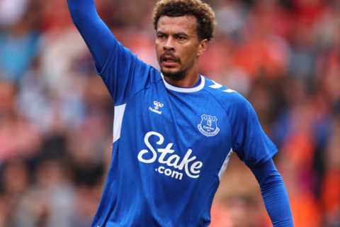 Dele Alli scores for Everton at Blackpool despite flop facing axe just six months after free..