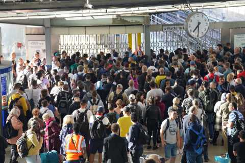 Striking train drivers’ union branded ‘selfish and cruel’ for causing misery during Commonwealth..