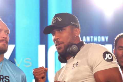 Anthony Joshua against Oleksandr Usyk blockbuster undercard revealed with two stunning world title..