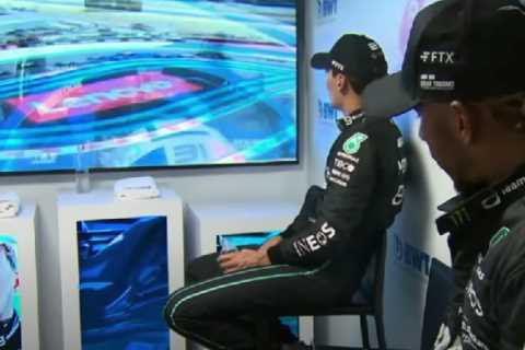 Lewis Hamilton and George Russell caught in behind-the-scenes conversation about Charles Leclerc’s..