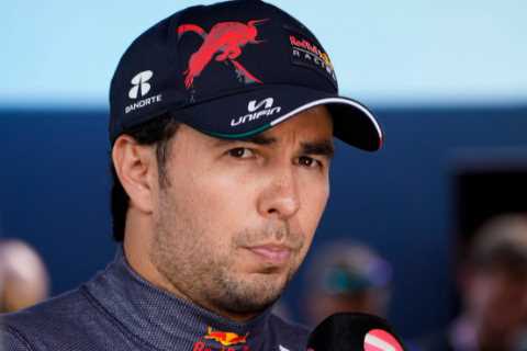 Red Bull chief jokes that Sergio Perez must have been ‘drunk on tequila’ after blowing podium..