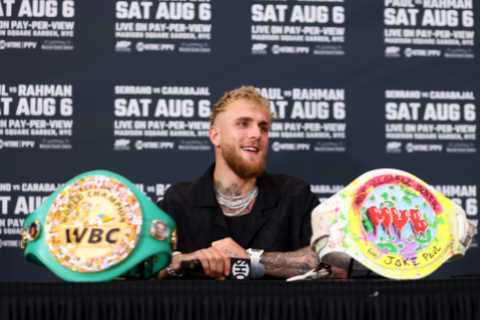 Jake Paul sparring former three-time world champion ahead of Hasim Rahman Jr fight after Tommy Fury ..