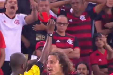 ‘Go f*** yourself’ – Ex-Arsenal and Chelsea star David Luiz sent off for X-rated blast at referee..