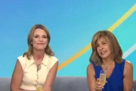 Today fans shocked by Savannah Guthrie &amp; Hoda Kotb’s ‘tearful’ moment together on live TV..