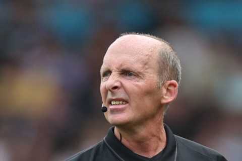 Mike Dean hilariously played ‘The Final Countdown’ in referee dressing room before last ever game..