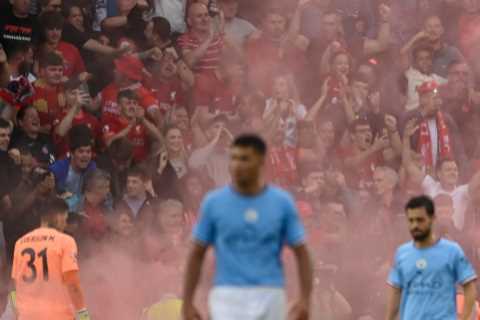 Liverpool to be investigated after flares and smoke bombs used during Community Shield win over Man ..