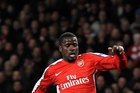 Former Arsenal star Eboue told the Queen he would quit football and look after her corgis cracking..