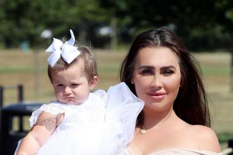 Lauren Goodger puts on brave face and celebrates Larose’s first birthday after baby loss heartbreak