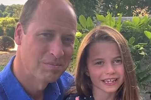 Prince William and Princess Charlotte send Lionesses good luck message ahead of historic Euros..