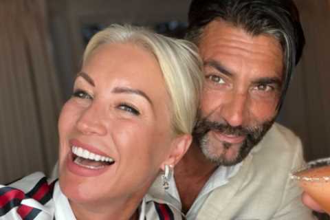 Denise Van Outen cosies up to new boyfriend Jimmy in rare pictures as they enjoy a date night at..