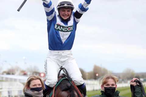 Megan Nicholls announces shock retirement aged 25 on live TV and bows out on horse trained by..